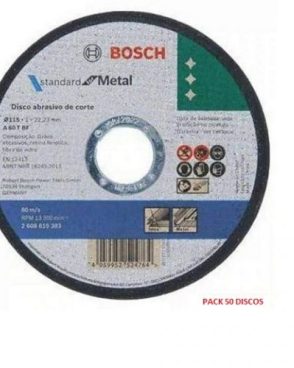 DISCO DE CORTE FINO BOSCH  115MM X 1 MM.